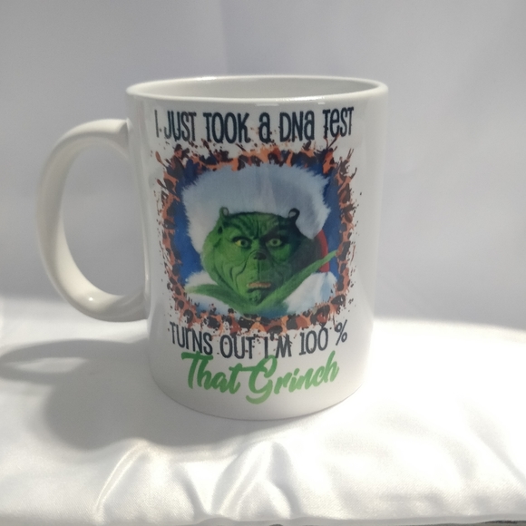 Other - Grinch Mug I Just Took A DNA Test 11oz Handmade